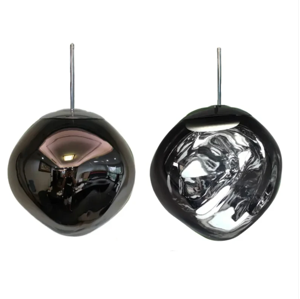 Suspension acrylique transparent en 9 coloris