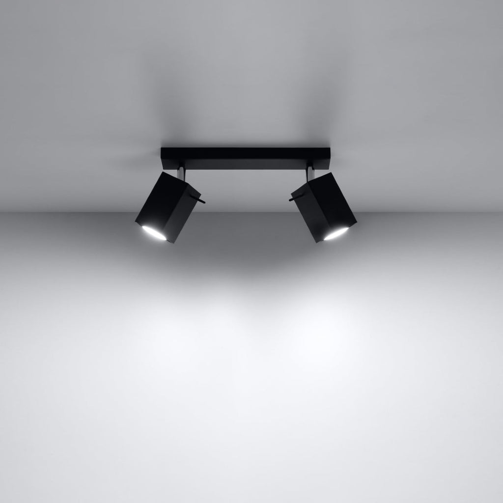 Adria — Plafonnier spot noir orientable