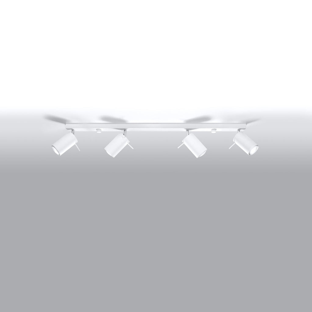 Chiara — Plafonnier orientable en acier blanc