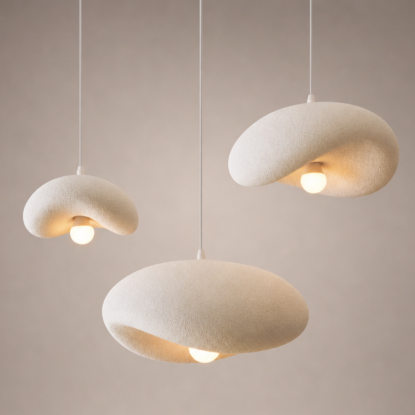 Bruma — Suspension nuage minimaliste en céramique
