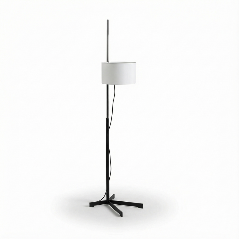 Zelva — Lampe sur pied en métal et tissu