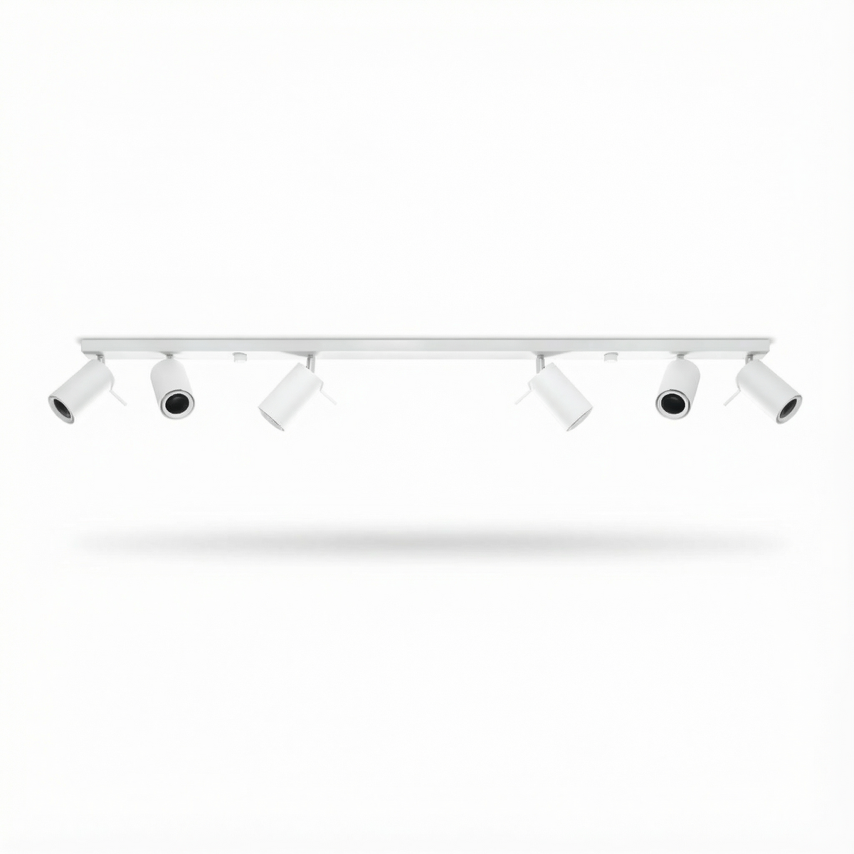 Faretta — Plafonnier blanc à six spots orientables