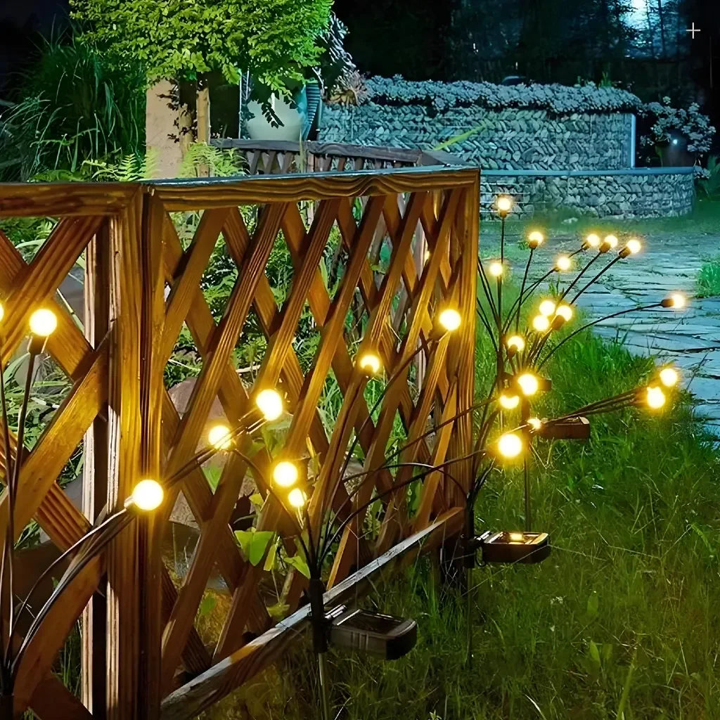 Lucina — Lampe solaire luciole huit têtes