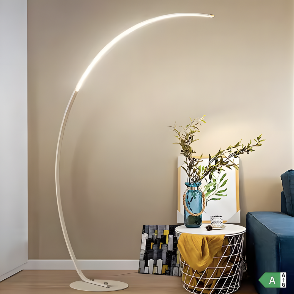 Arqua — Lampadaire LED arqué esprit nordique