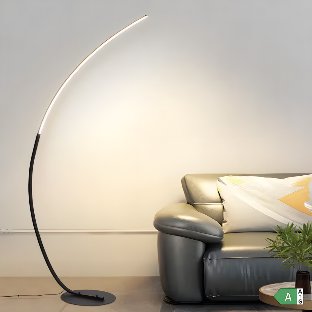 Arqua — Lampadaire LED arqué esprit nordique