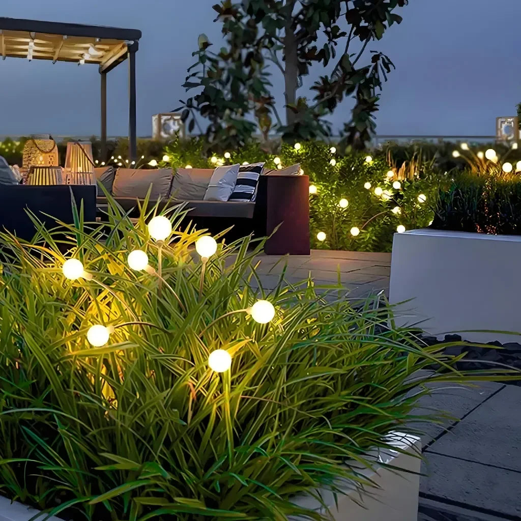 Lucina — Lampe solaire luciole huit têtes