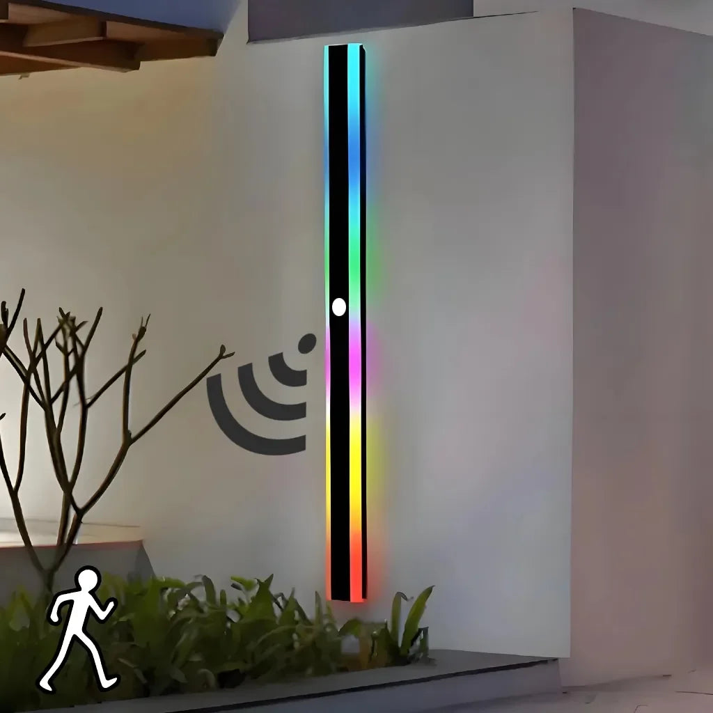 Lineo — Applique extérieure longue LED RGB