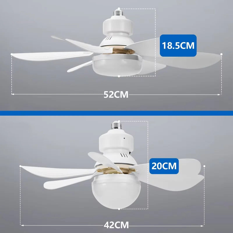 Aéris — Ventilateur plafonnier LED avec télécommande