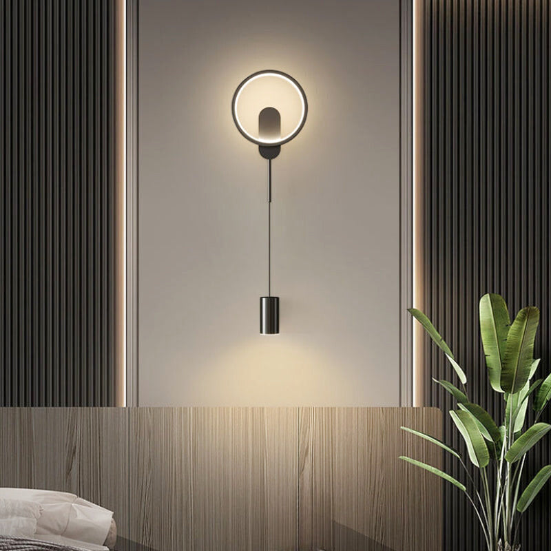 Lunaris — Applique murale néon au tracé design
