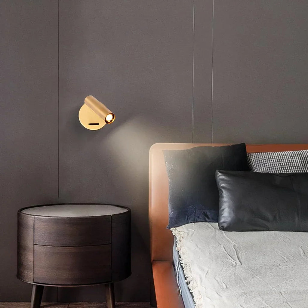 Ottone — Applique liseuse orientable en laiton