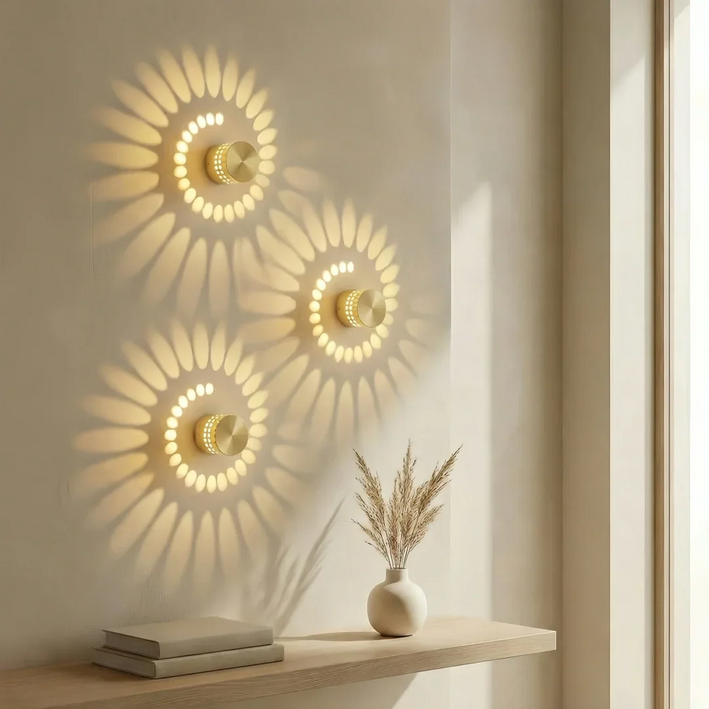 Spirella — Applique murale spirale en aluminium