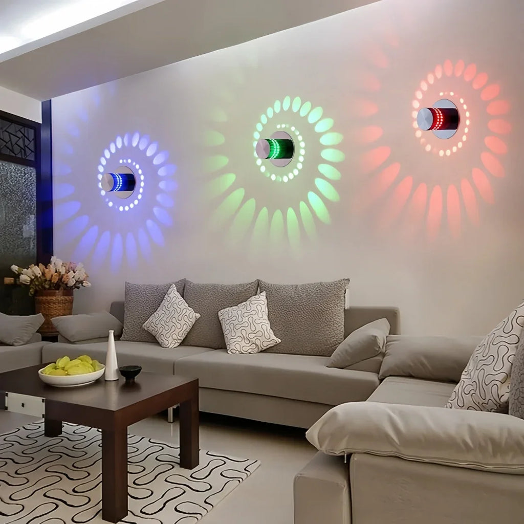 Spirella — Applique murale spirale en aluminium