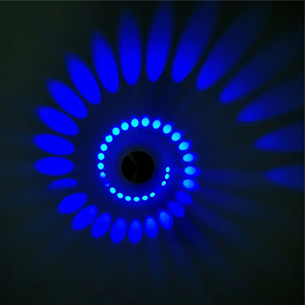 Spirella — Applique murale spirale en aluminium