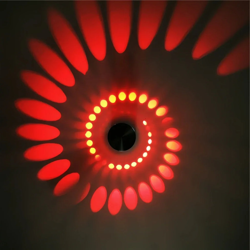 Spirella — Applique murale spirale en aluminium