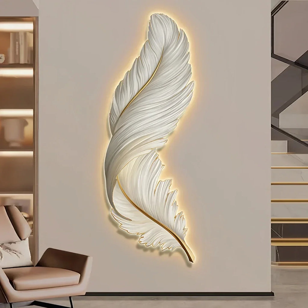 Piuma — Applique murale plume verticale LED