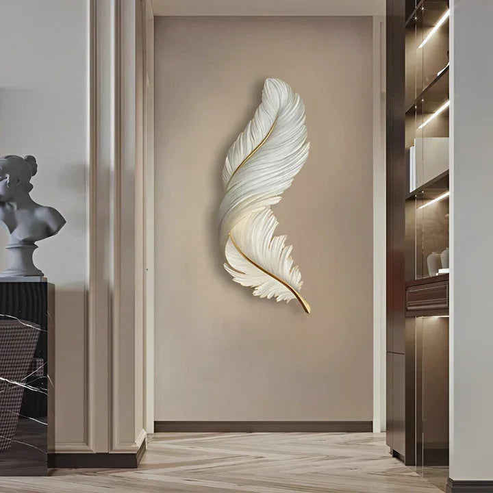 Piuma — Applique murale plume verticale LED