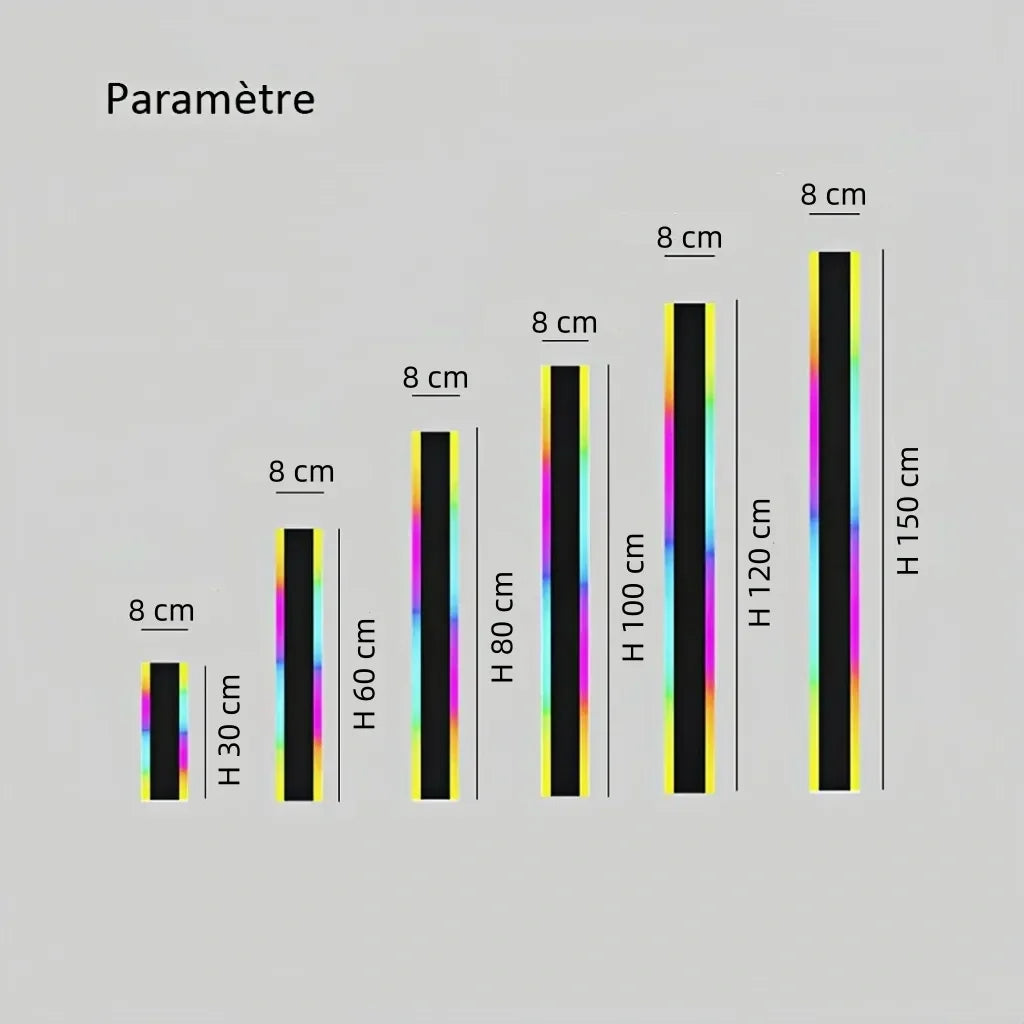 Lineo — Applique extérieure longue LED RGB