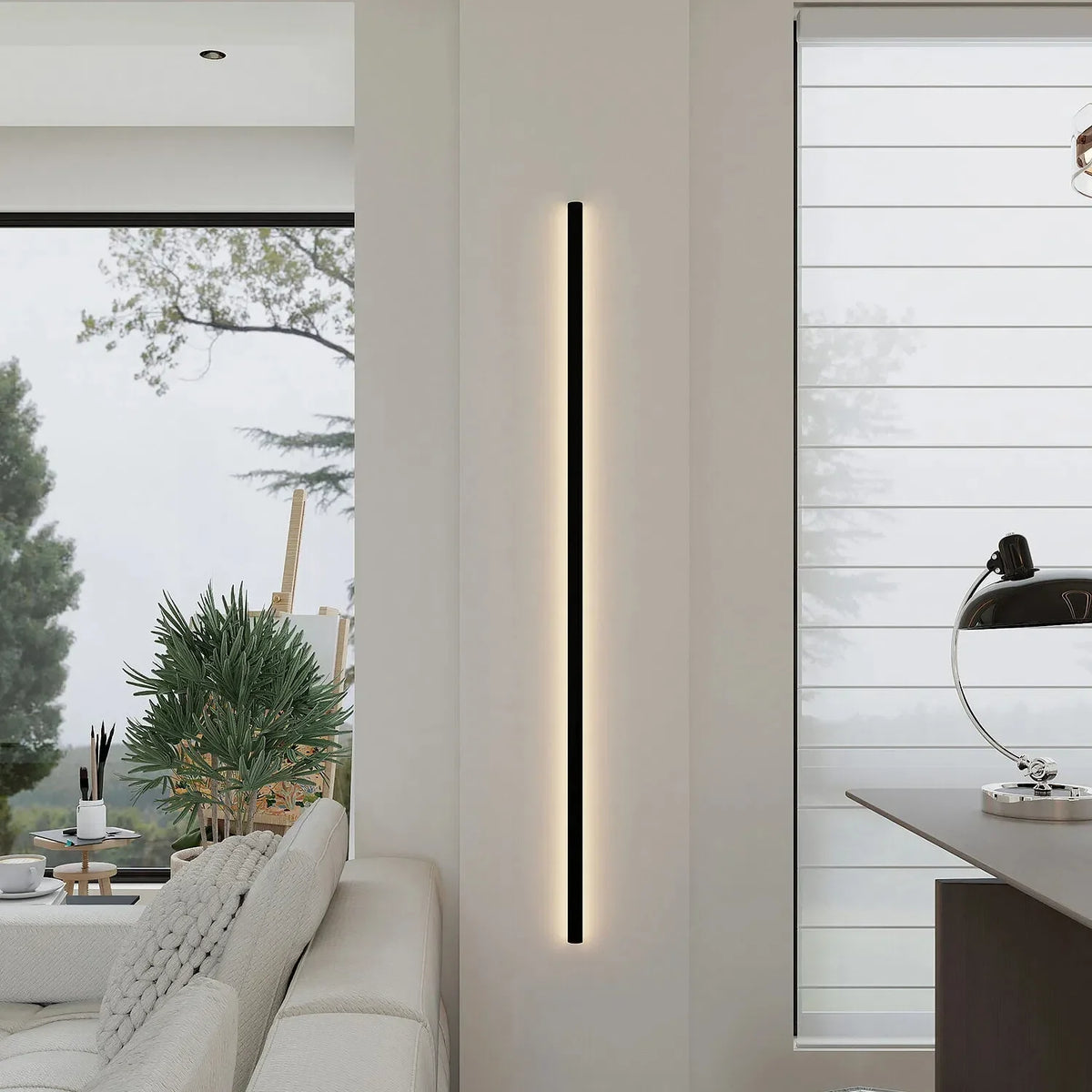 Pura — Applique murale linéaire minimaliste LED