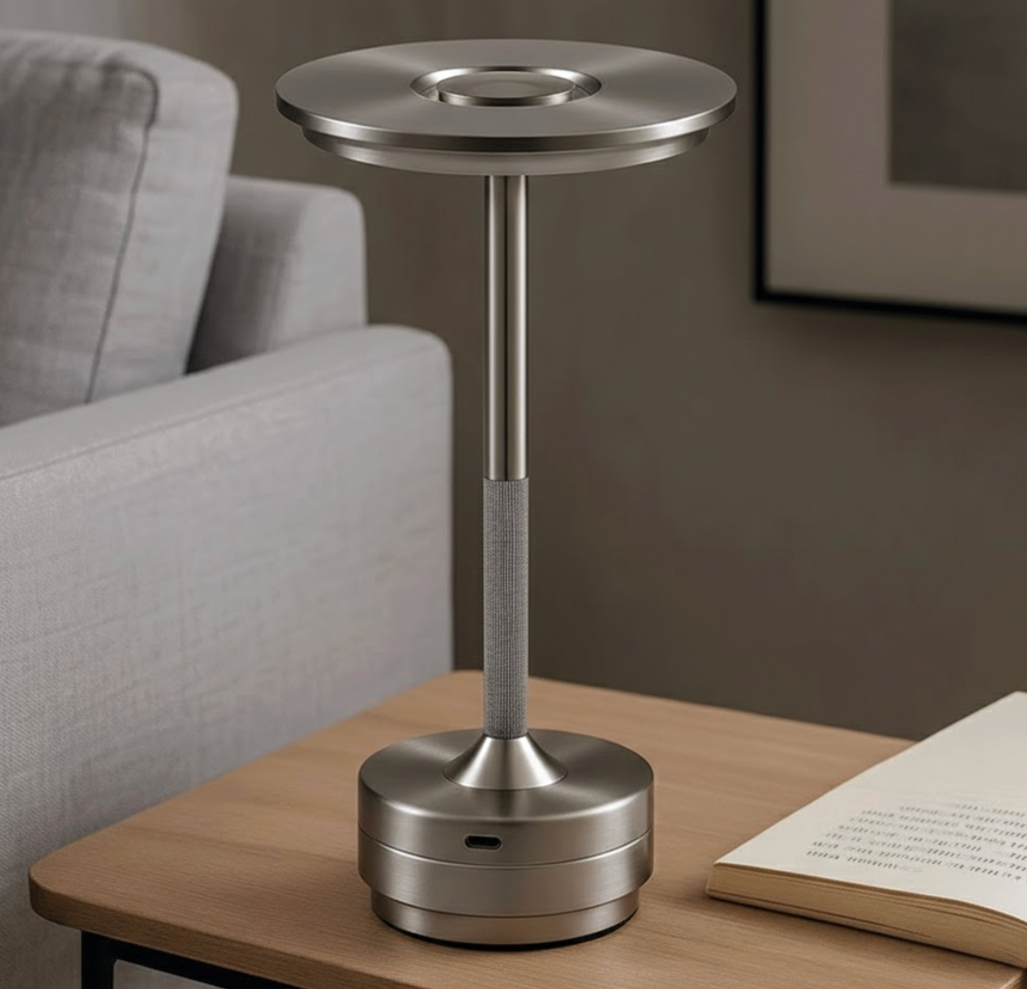 Aurina — Lampe de table halo LED rechargeable