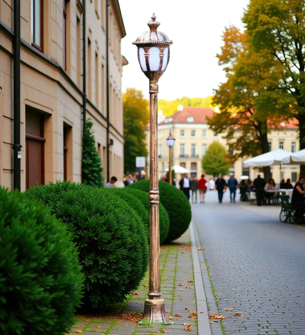 Reale — Lampadaire de jardin classique E27