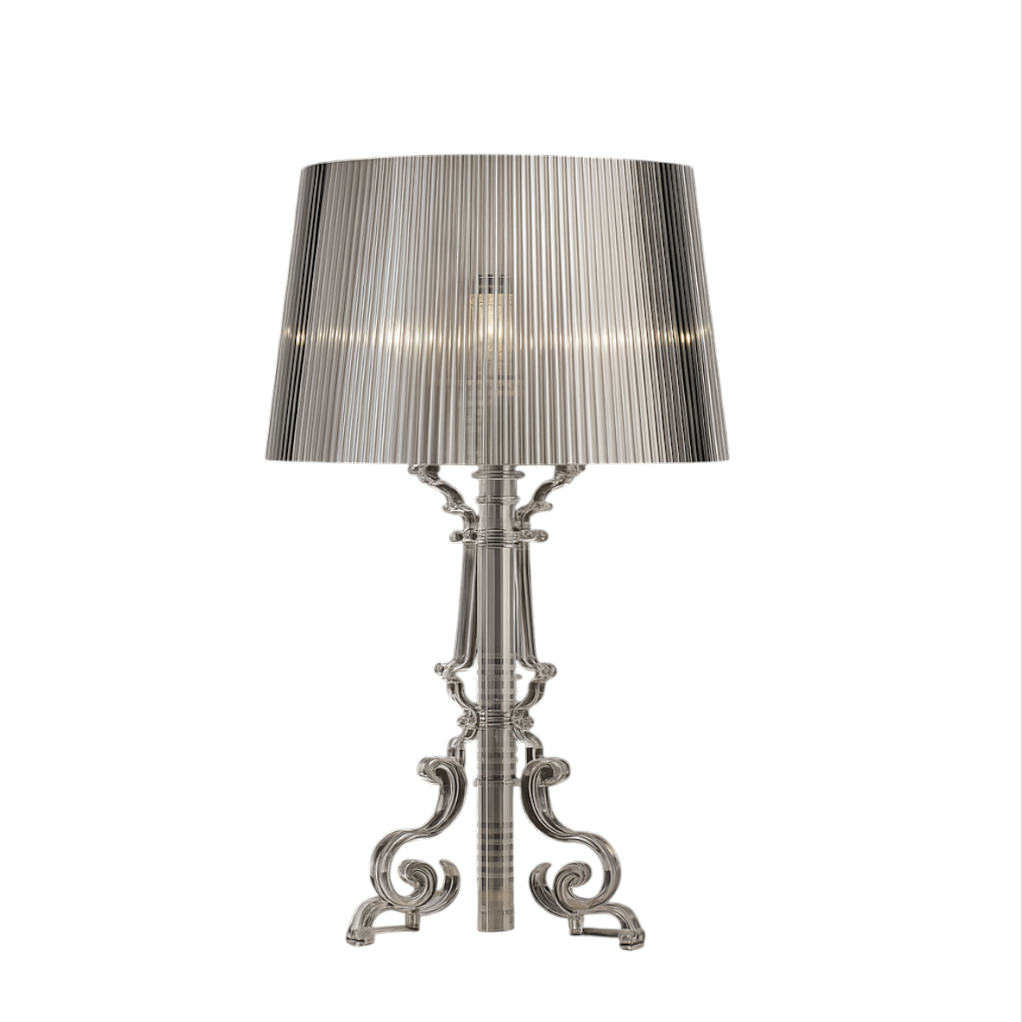 Pilastra — Lampadaire sculptural en acrylique strié