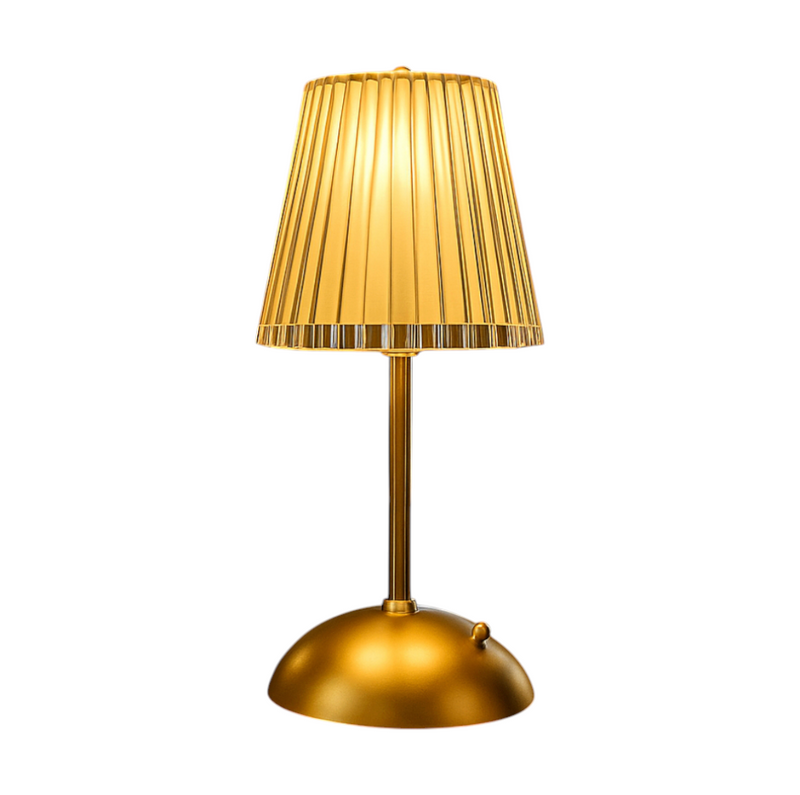 Régina — Lampe sans fil à abat-jour de cristal