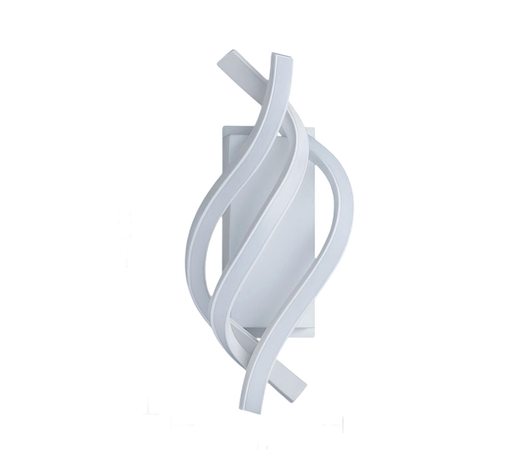 Voluta — Applique murale spirale LED blanche