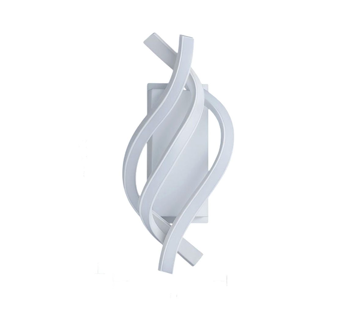 Voluta — Applique murale spirale LED blanche