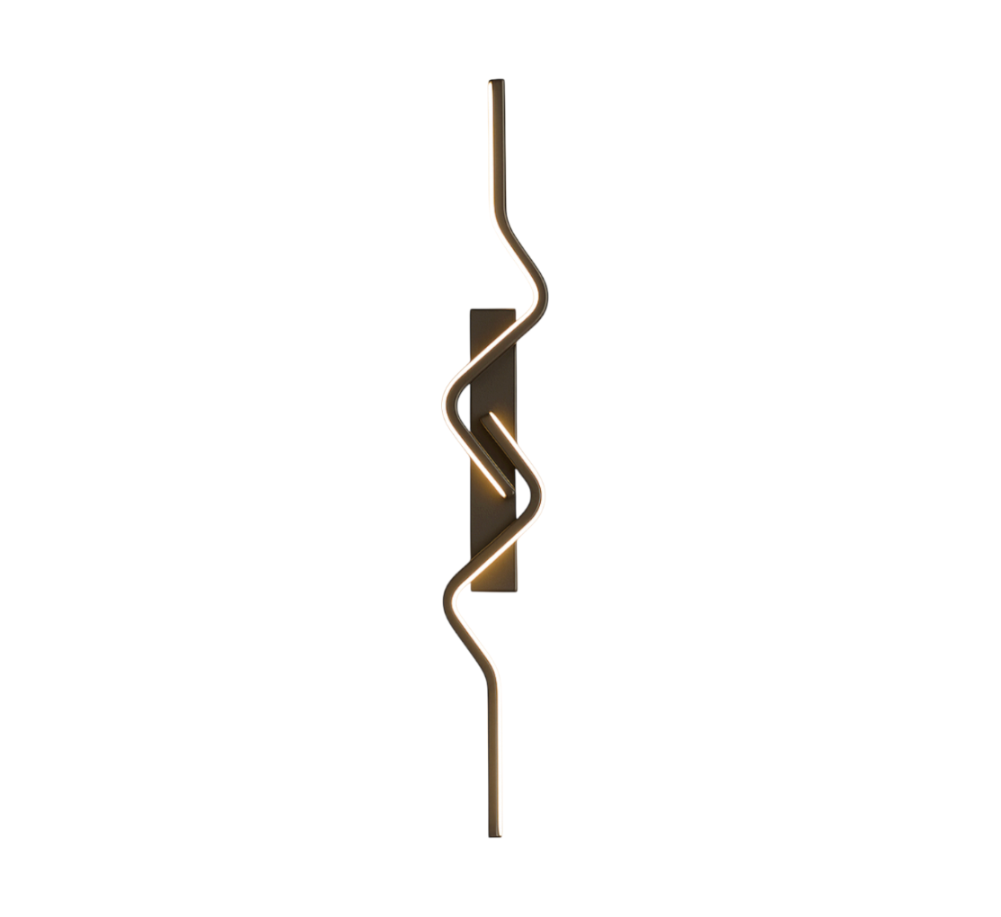 Serpentina — Applique murale ondulée LED