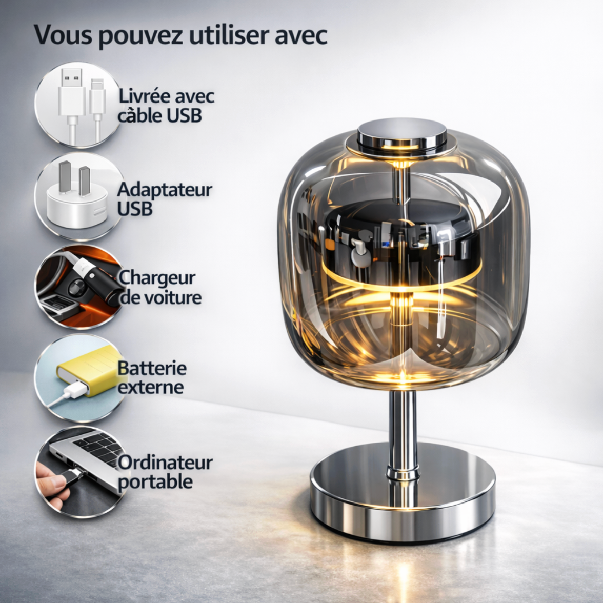 Capsana — Lampe à poser silhouette capsule