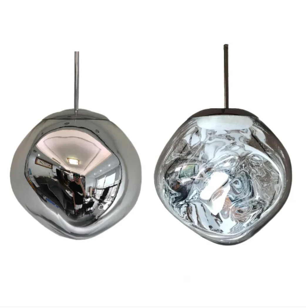 Suspension acrylique transparent en 9 coloris