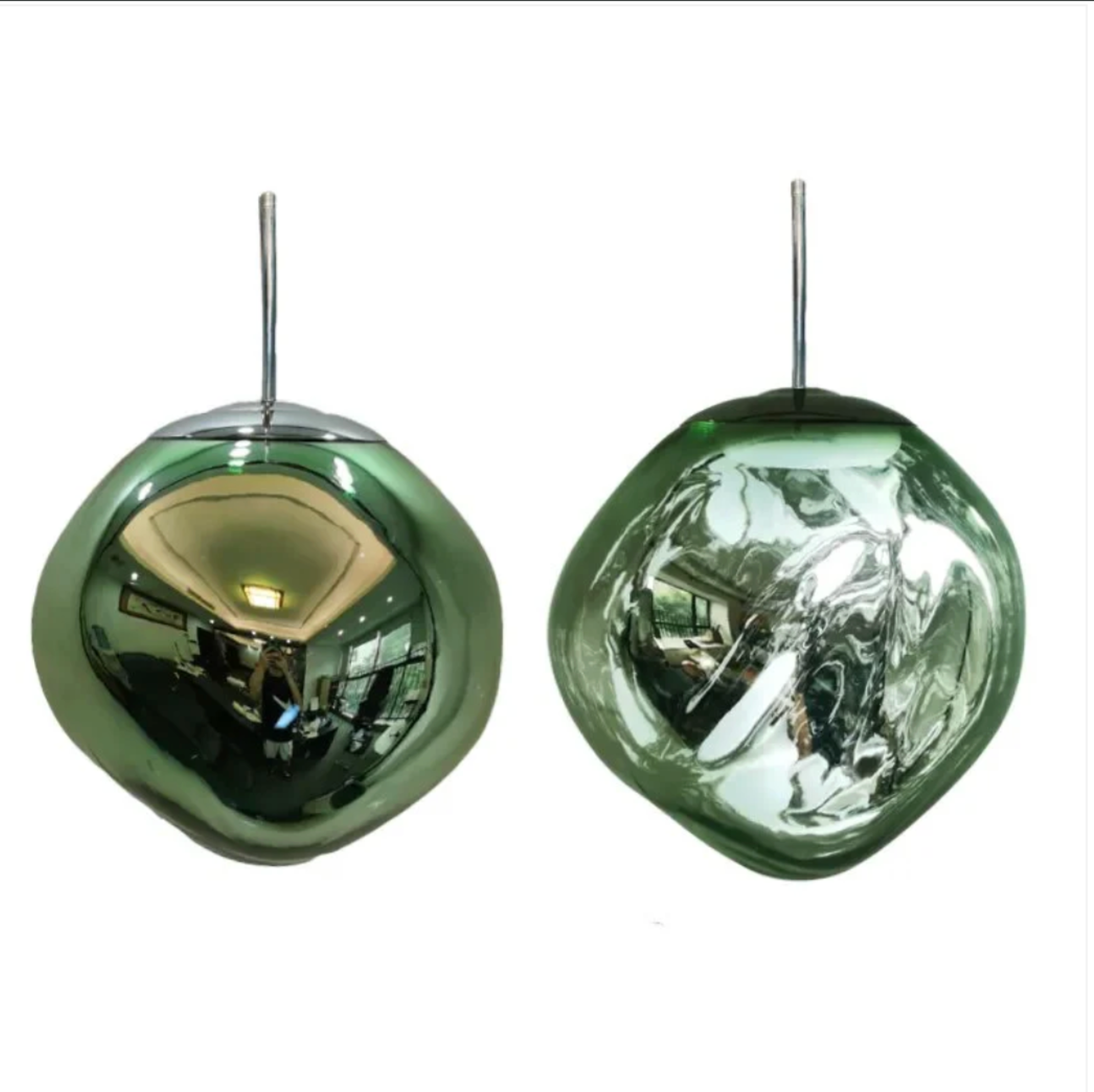 Suspension acrylique transparent en 9 coloris