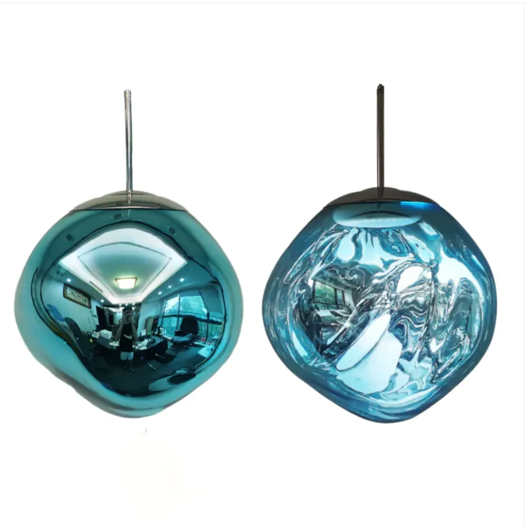 Suspension acrylique transparent en 9 coloris