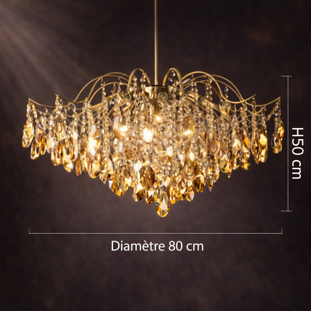 Opalina — Suspension globe en verre opalin
