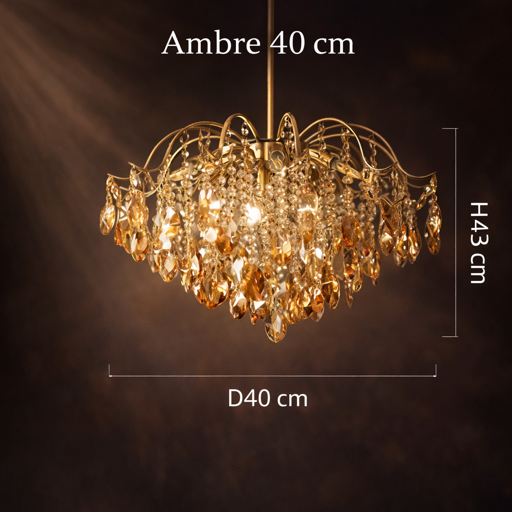 Opalina — Suspension globe en verre opalin