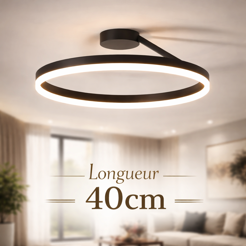 Auréa — Plafonnier rond en trois diamètres