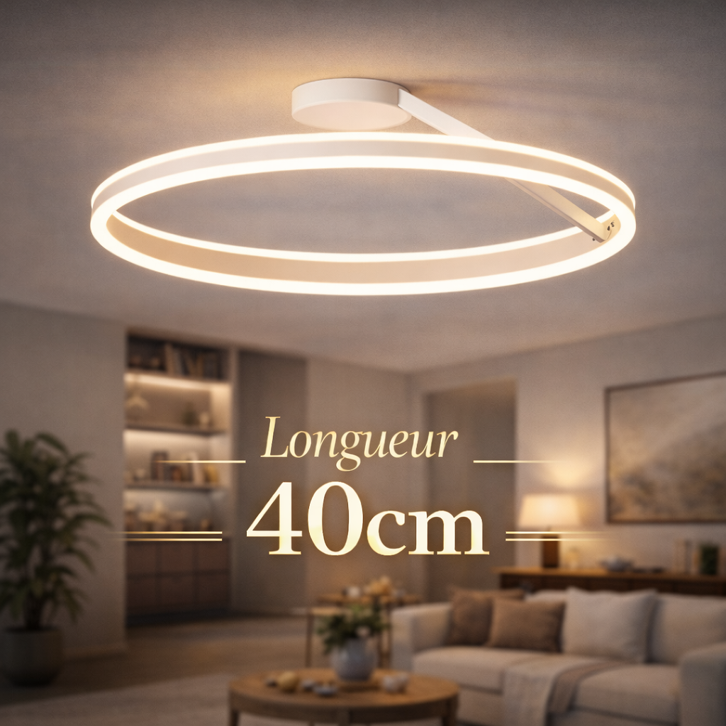 Auréa — Plafonnier rond en trois diamètres