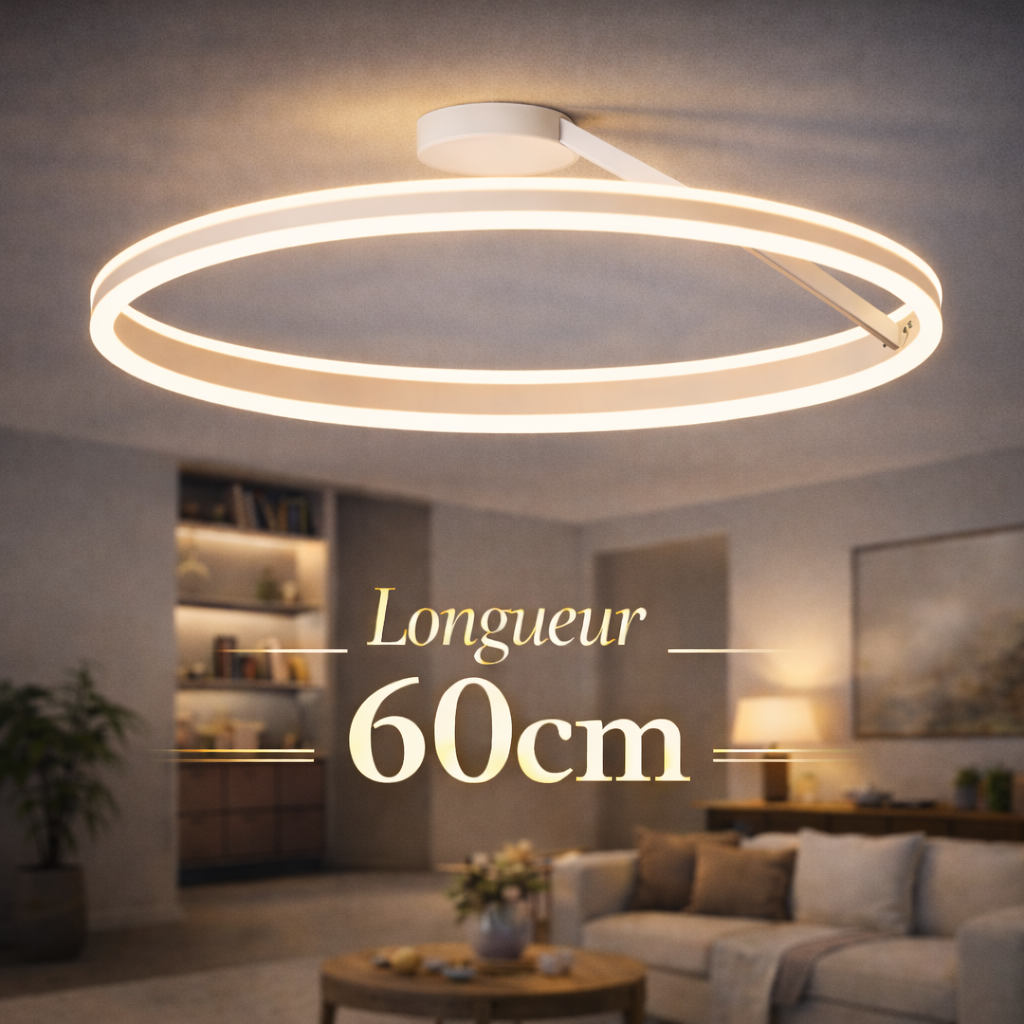 Auréa — Plafonnier rond en trois diamètres