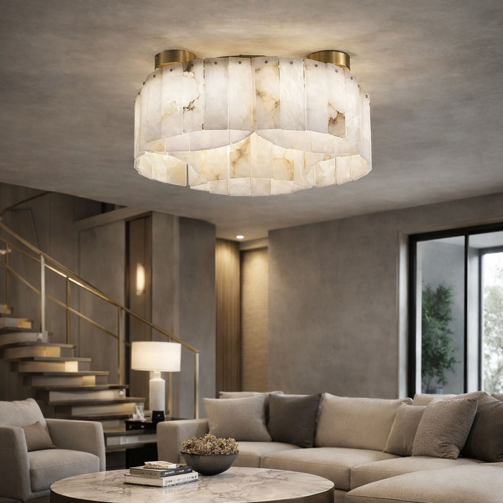 Palazzina — Lustre grand format en deux diamètres