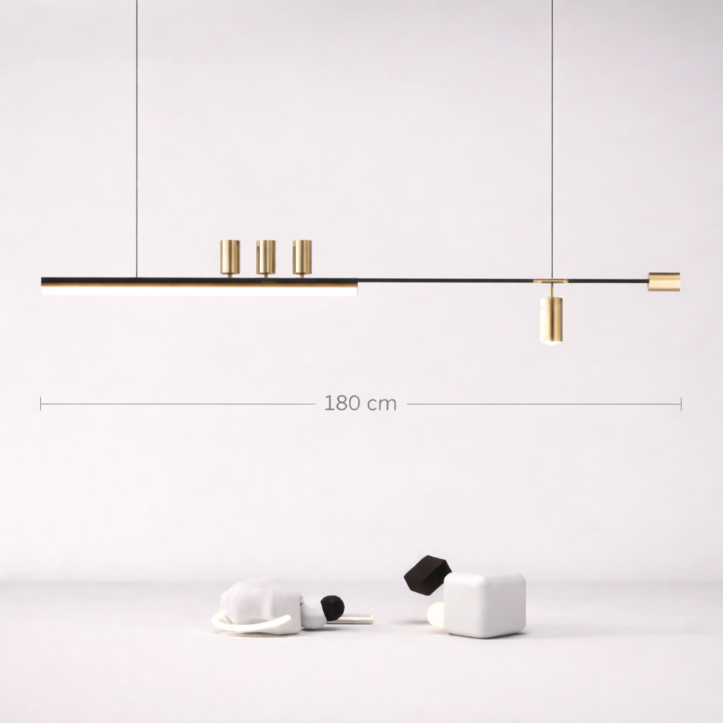 Bilancia — Suspension barre suspendue noir ou or