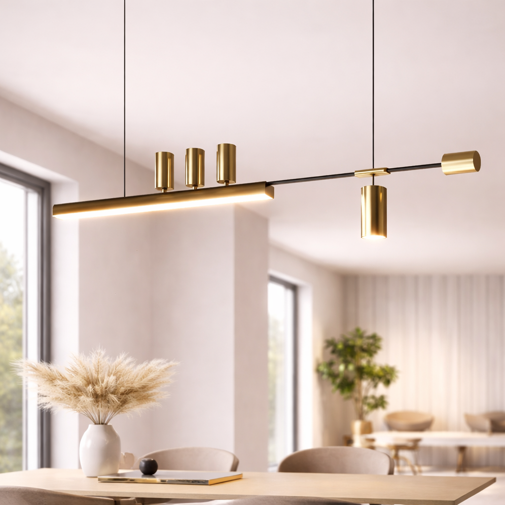 Bilancia — Suspension barre suspendue noir ou or