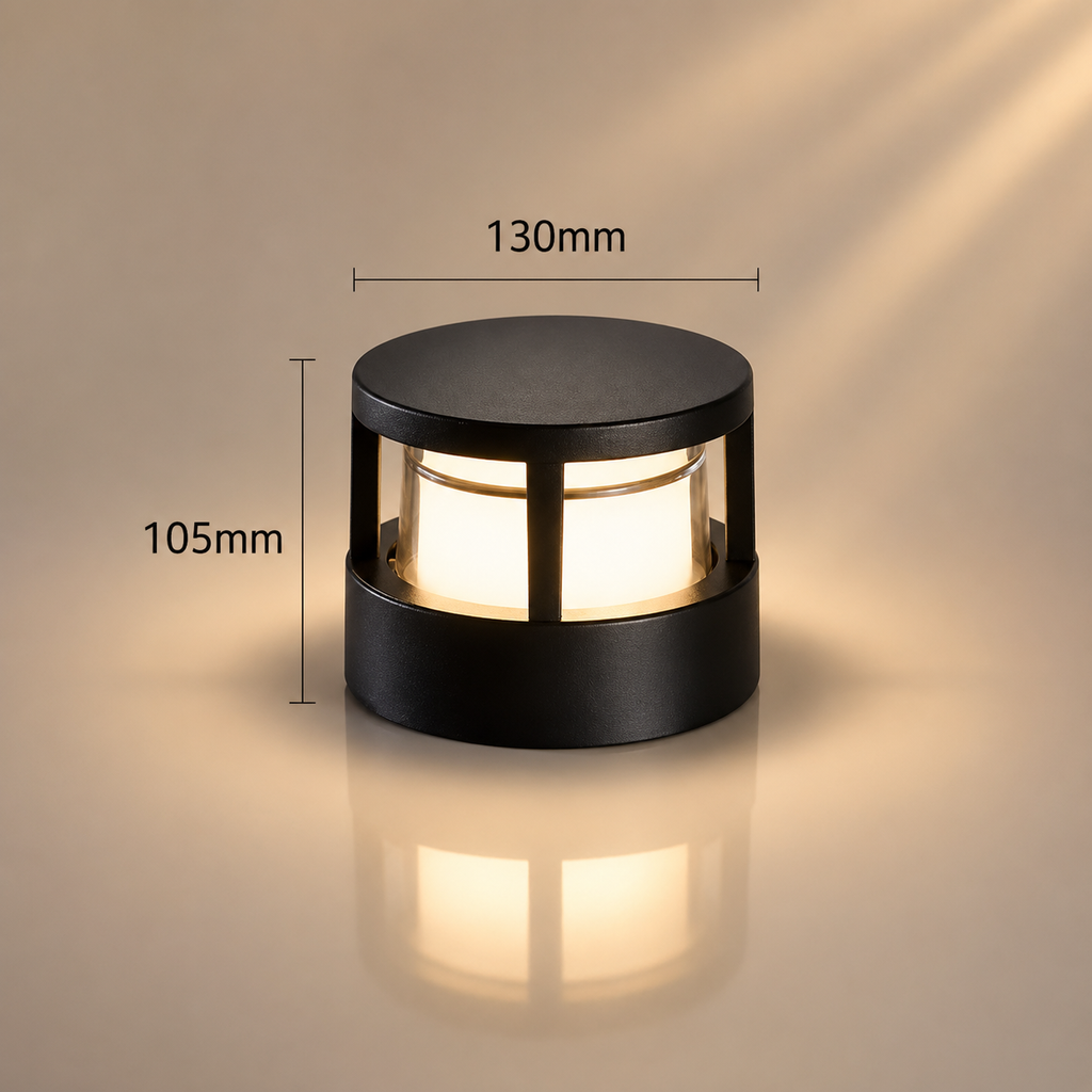 Cilindra — Applique extérieure LED cylindrique