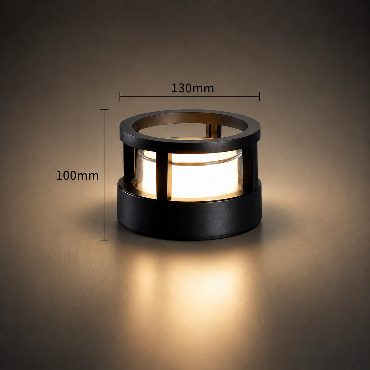 Cilindra — Applique extérieure LED cylindrique