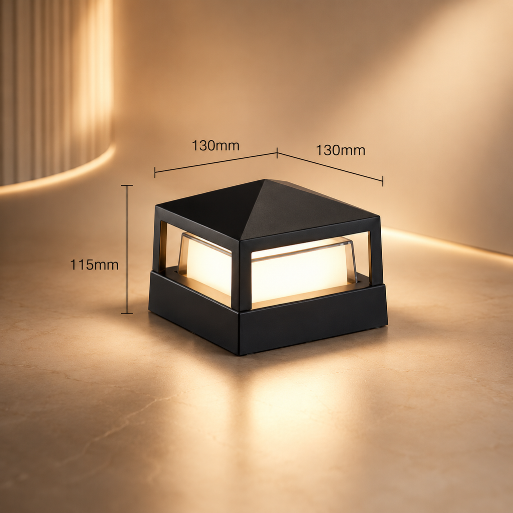 Cilindra — Applique extérieure LED cylindrique