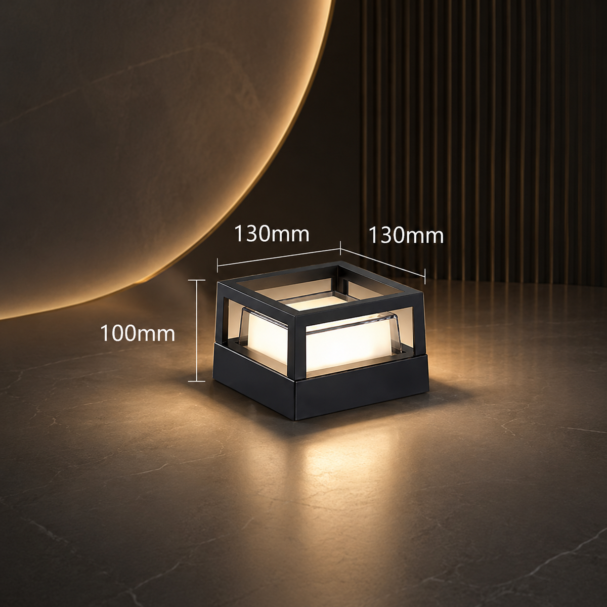 Cilindra — Applique extérieure LED cylindrique