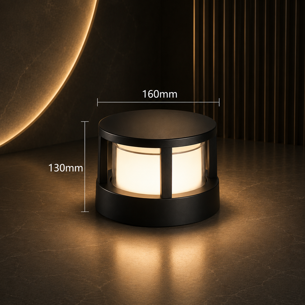 Cilindra — Applique extérieure LED cylindrique