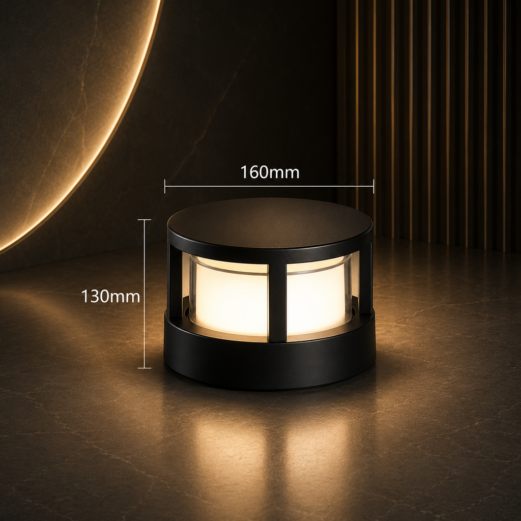 Cilindra — Applique extérieure LED cylindrique