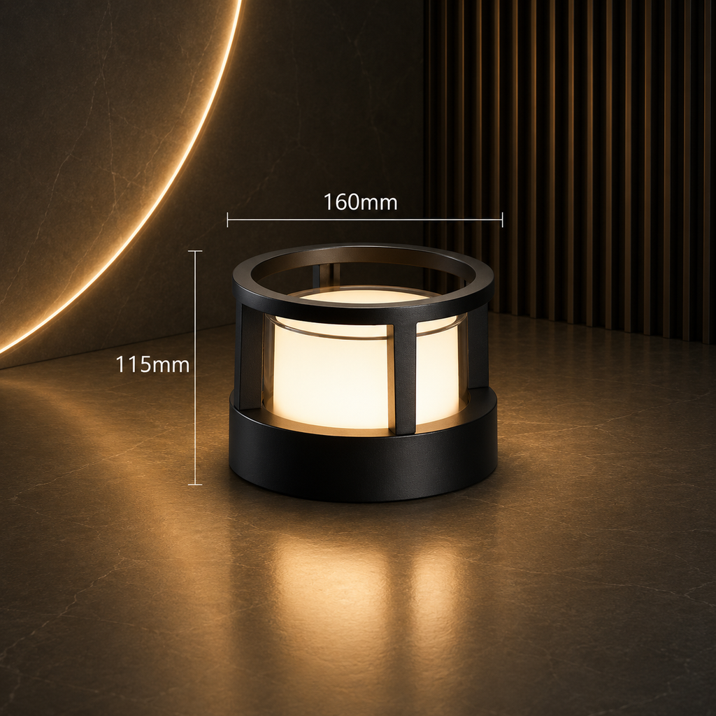 Cilindra — Applique extérieure LED cylindrique