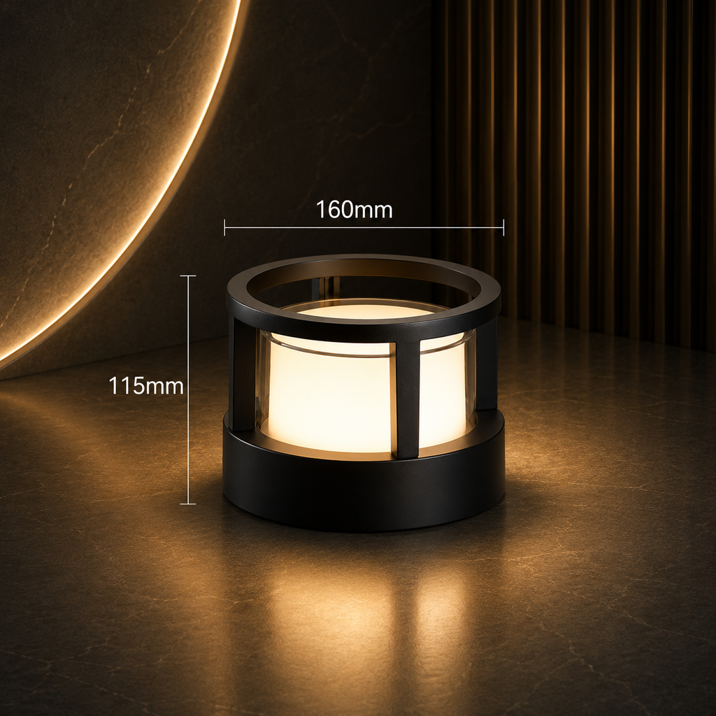 Cilindra — Applique extérieure LED cylindrique
