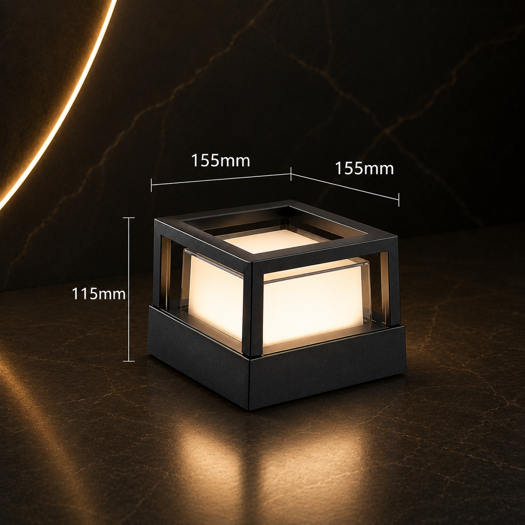 Cilindra — Applique extérieure LED cylindrique